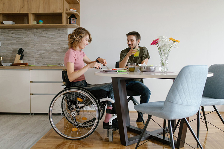 SHOW STEPS TO MAKE A KITCHEN ACCESSIBLE FOR ELDERLY OR DISABLED COOKS​