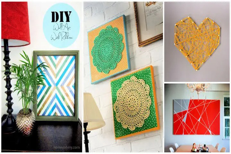 DIY wall art projects for your room