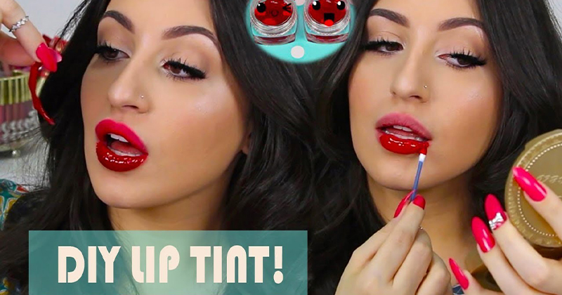 How to make natural lip stains - 2 popular DIY methods
