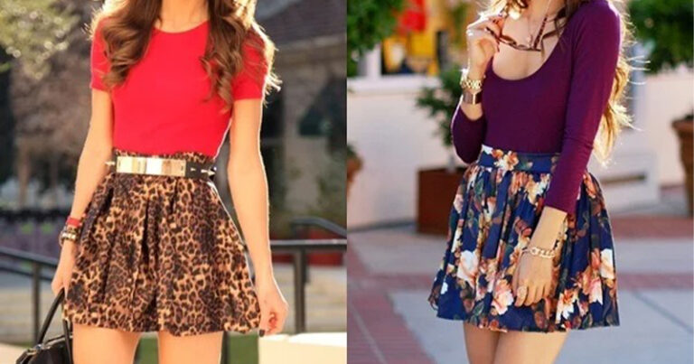 How to wear skater skirts – 15 style ideas